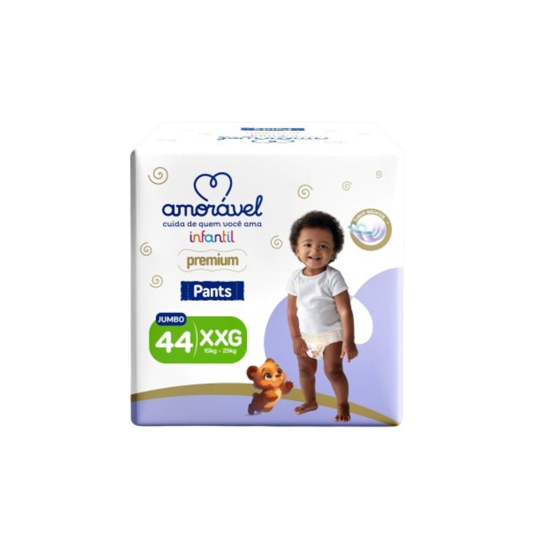 Fralda Amoravel Pants XXG 44 Unidades