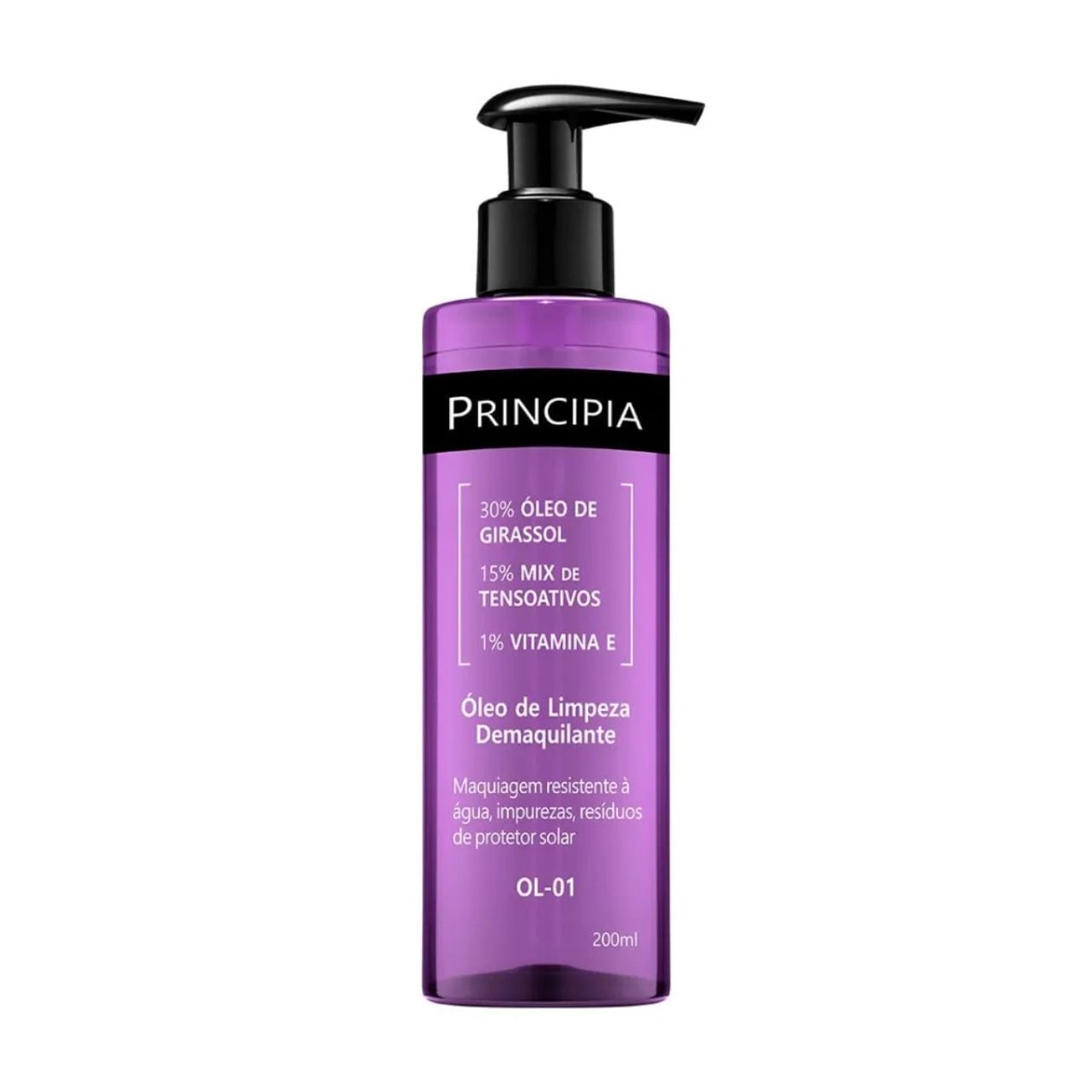 Óleo de Limpeza Principia OL-01 Demaquilante Facial 200ml