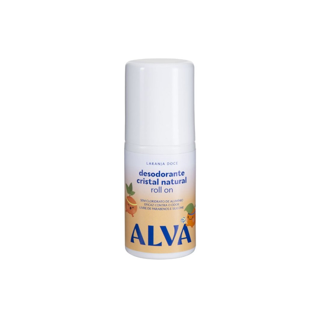 Desodorante Alva Roll On Infantil Laranja Doce 50ml