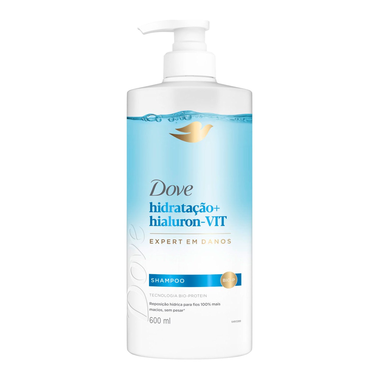 Shampoo Dove Hidratação + Hialuron-Vit 600ml