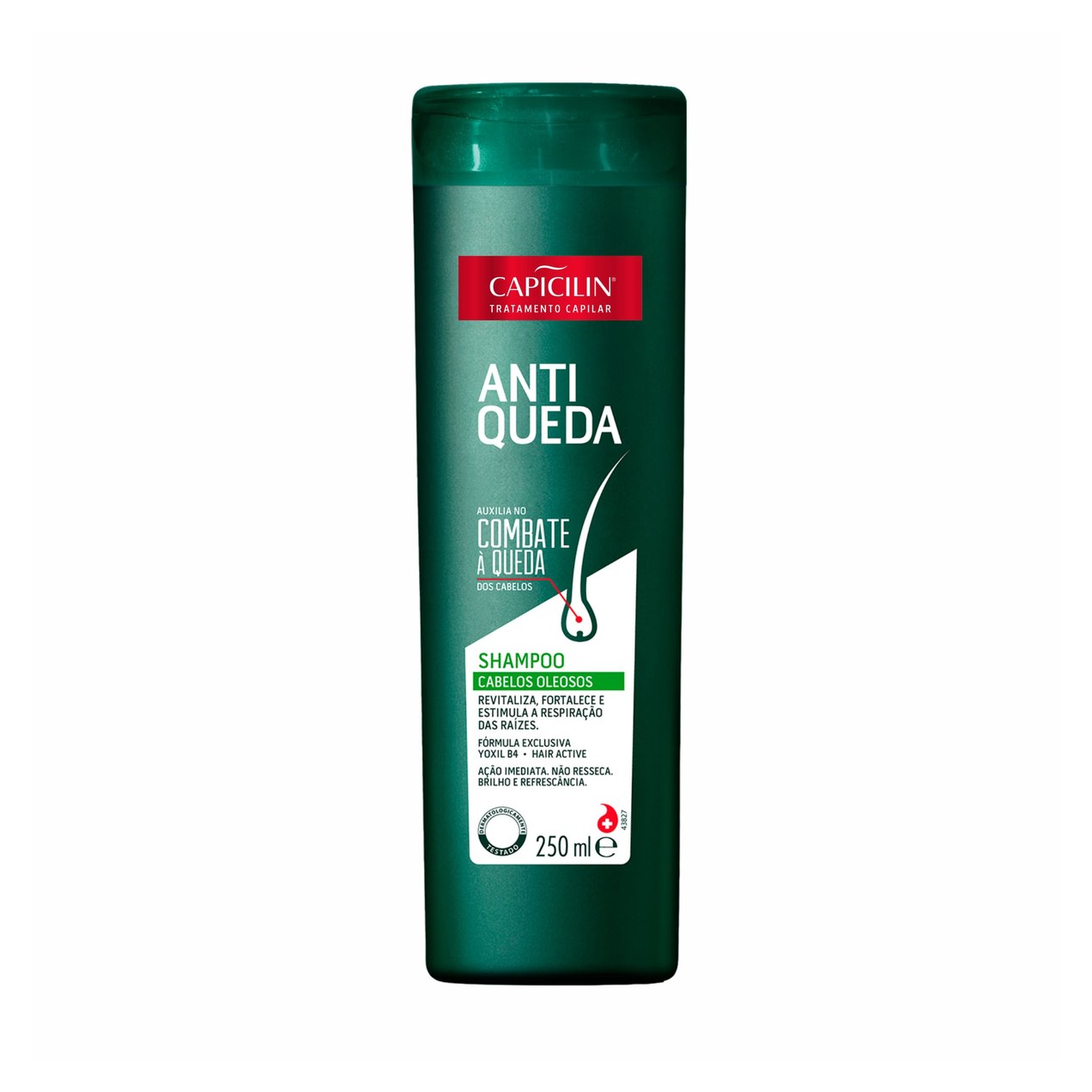 Shampoo Antiqueda Capicilin Cabelos Oleosos 250ml