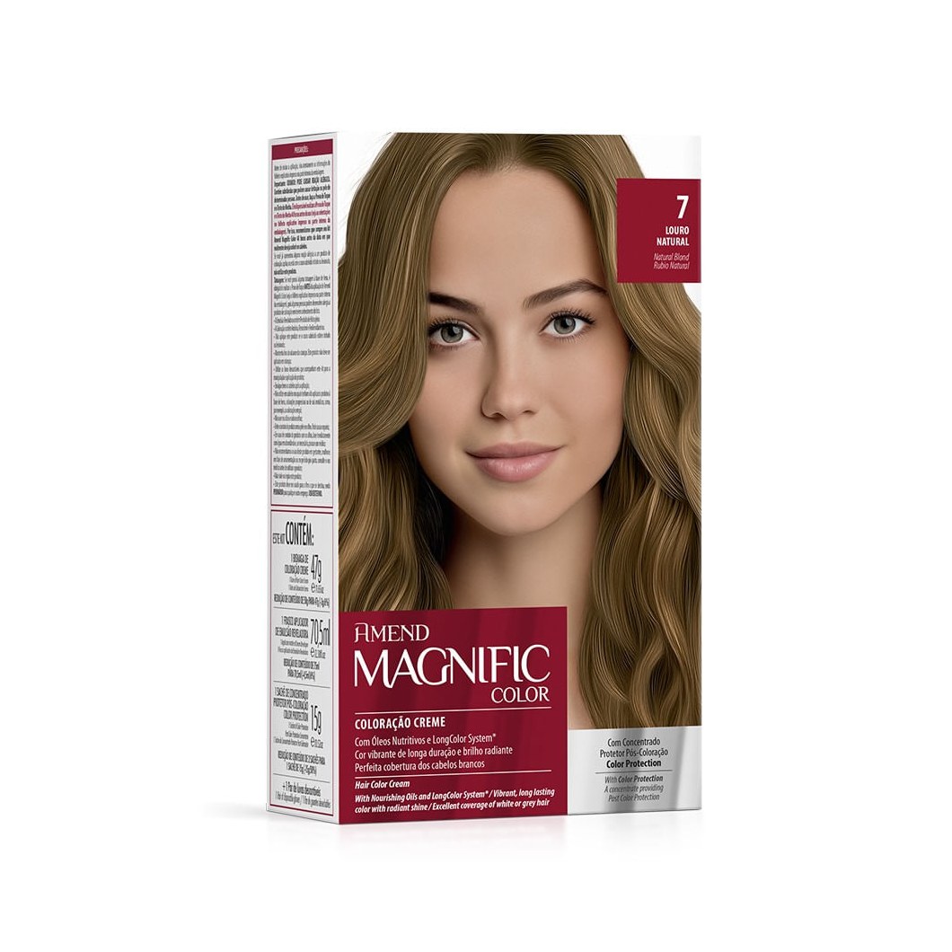 Tinta De Cabelo Amend Magnific 70 Louro Natural