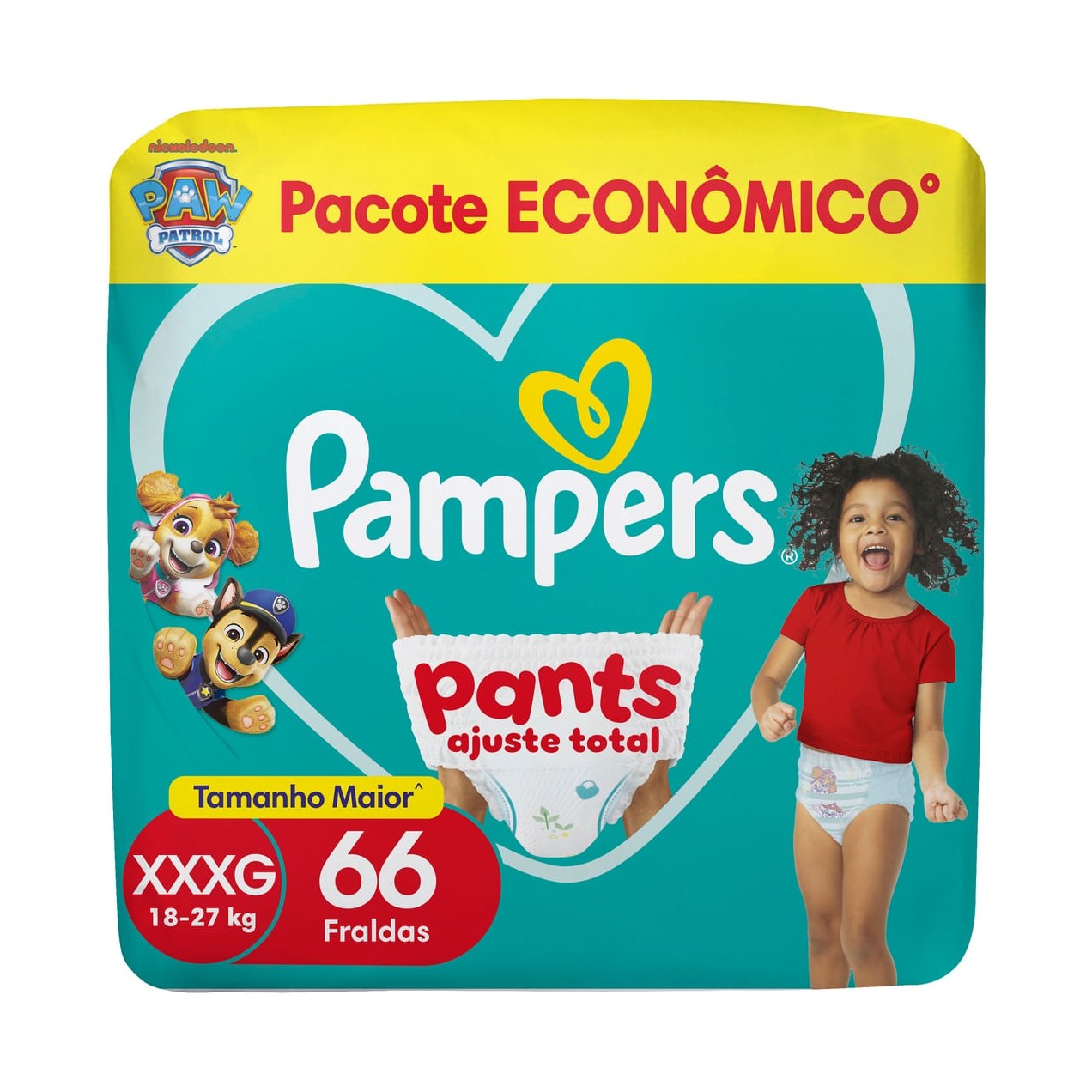 Fralda Pampers Pants Ajuste Total Xxxg 66 Unidades