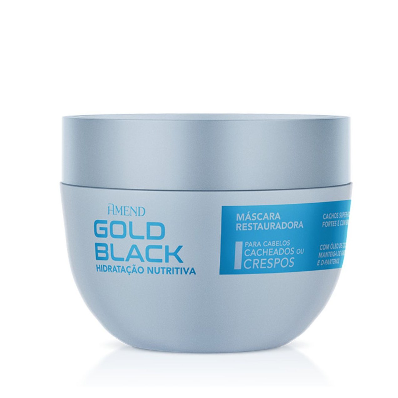 Máscara Capilar Amend Gold Black Restauradora Hidratação Nutritiva 250g