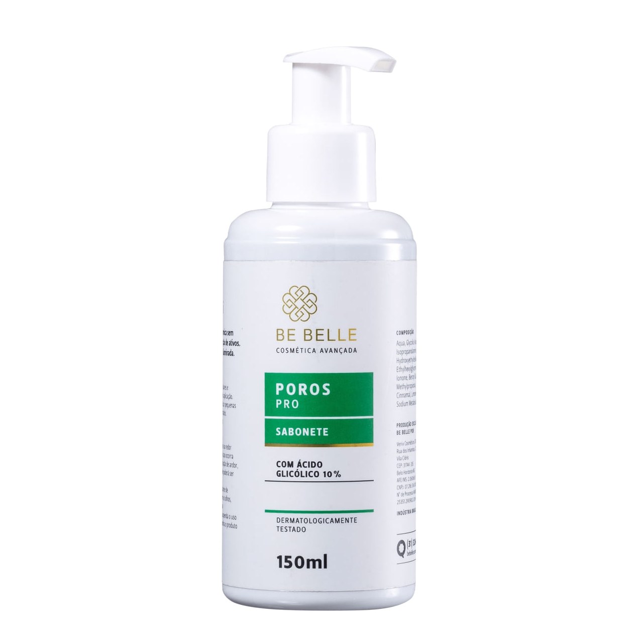 Sabonete Ácido Glicólico Poros Be Belle 10% 150ml