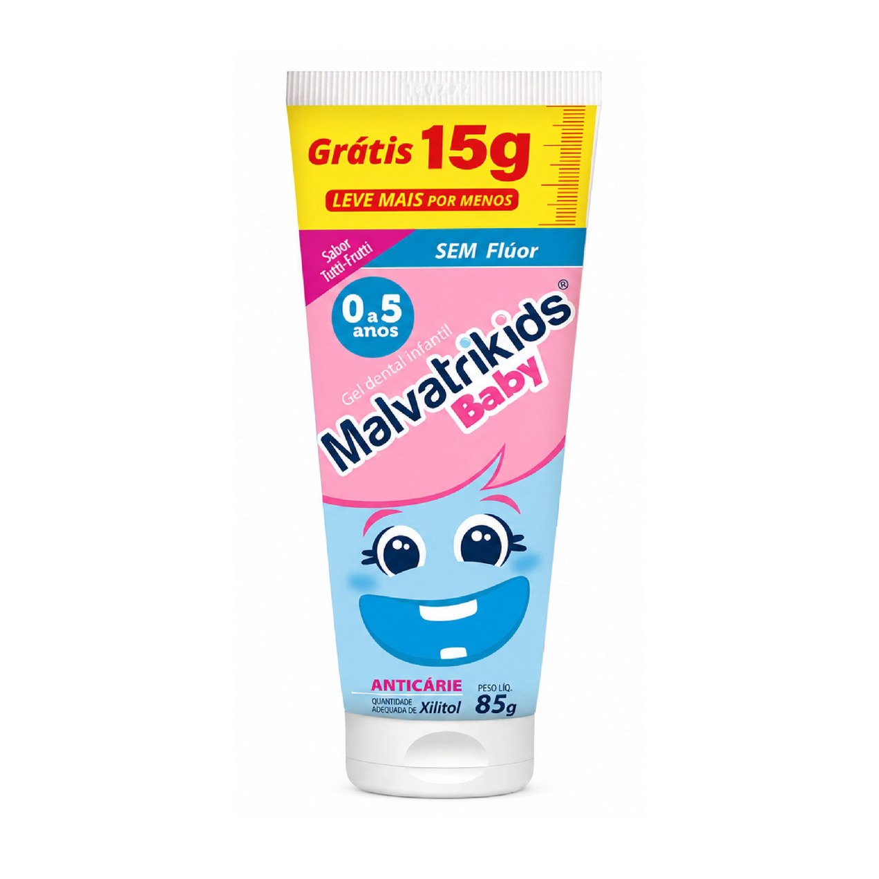 Gel Dental Malvatrikids Baby Tutti Frutti 85g