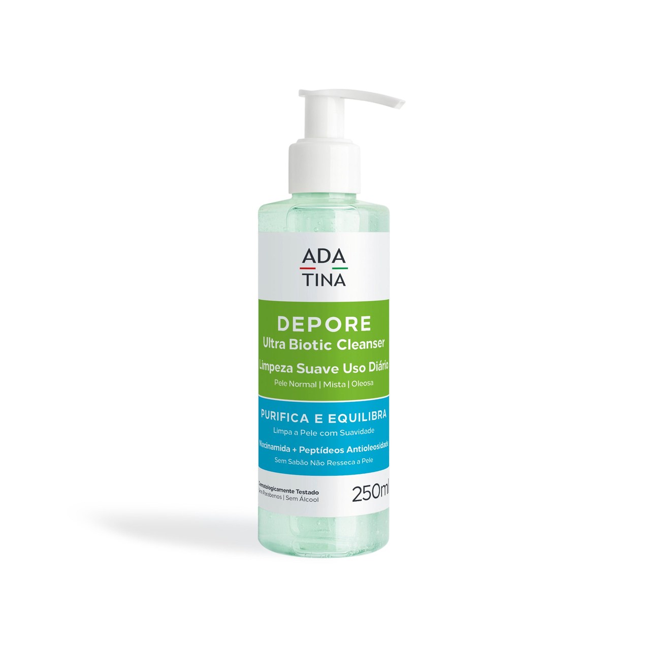 Gel de Limpeza Facial Ada Tina Depore Ultra Biotic 250 ml