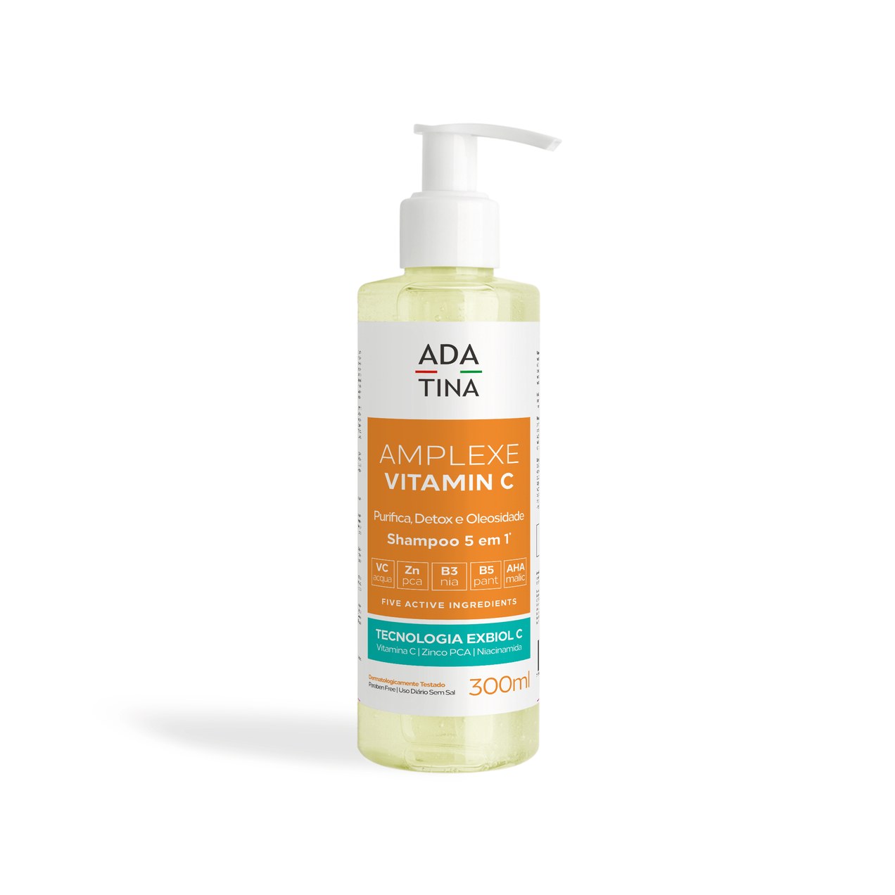 Shampoo Amplexe Vitamin C Ada Tina Purificante 5 em 1 300ml