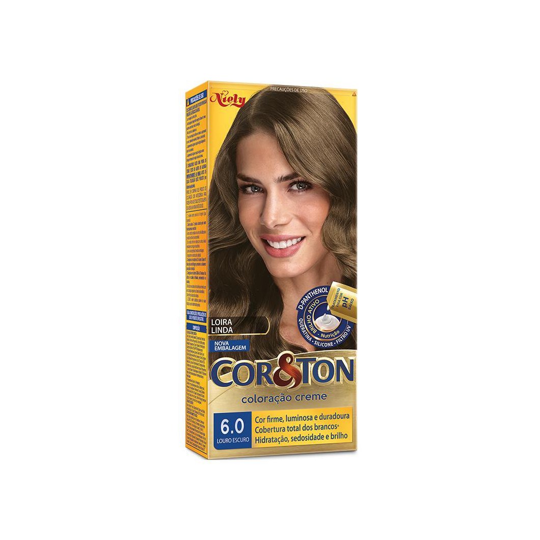Coloração Niely Cor&Ton Louro Escuro 6.0