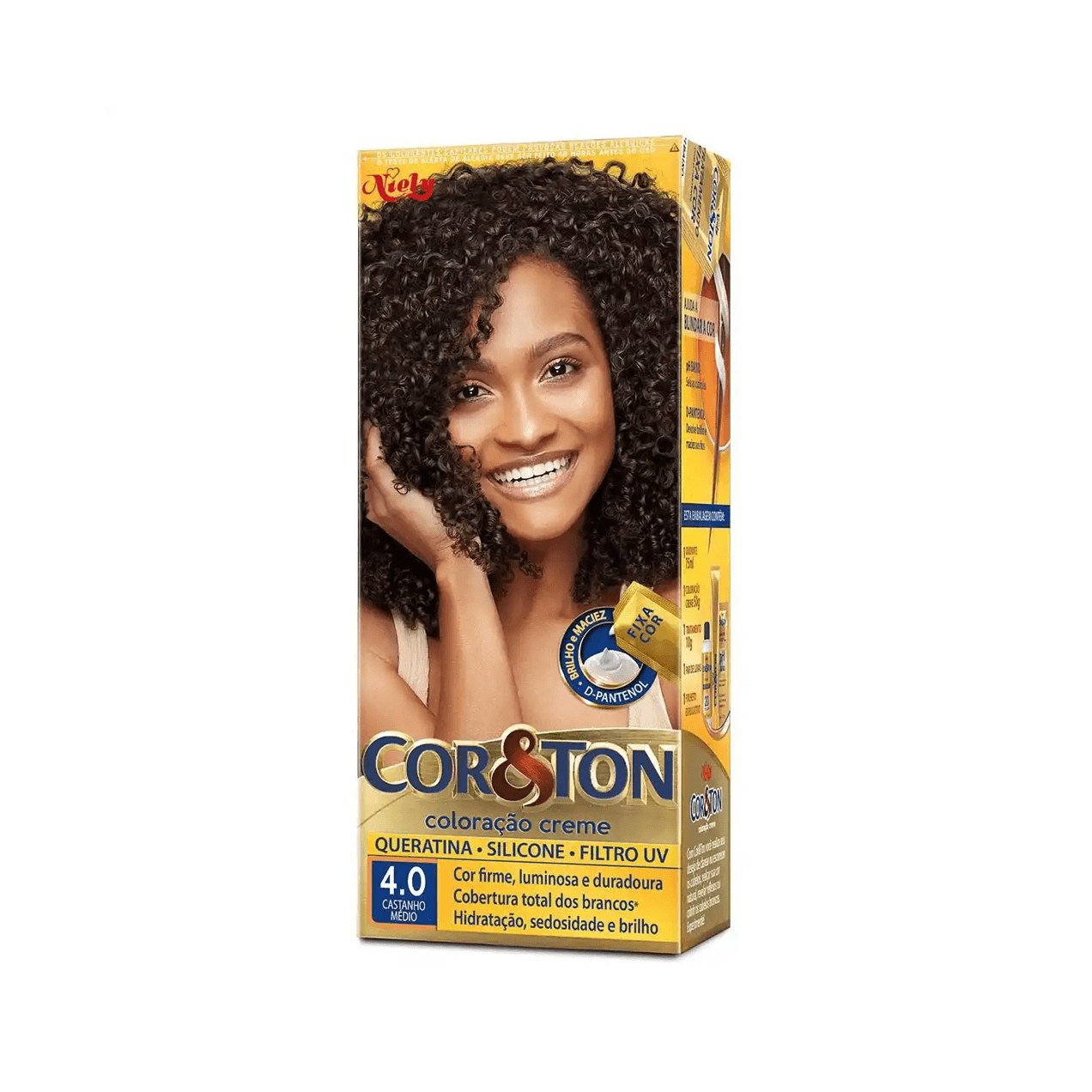 Coloração Niely Cor&Ton Castanho Médio 4.0