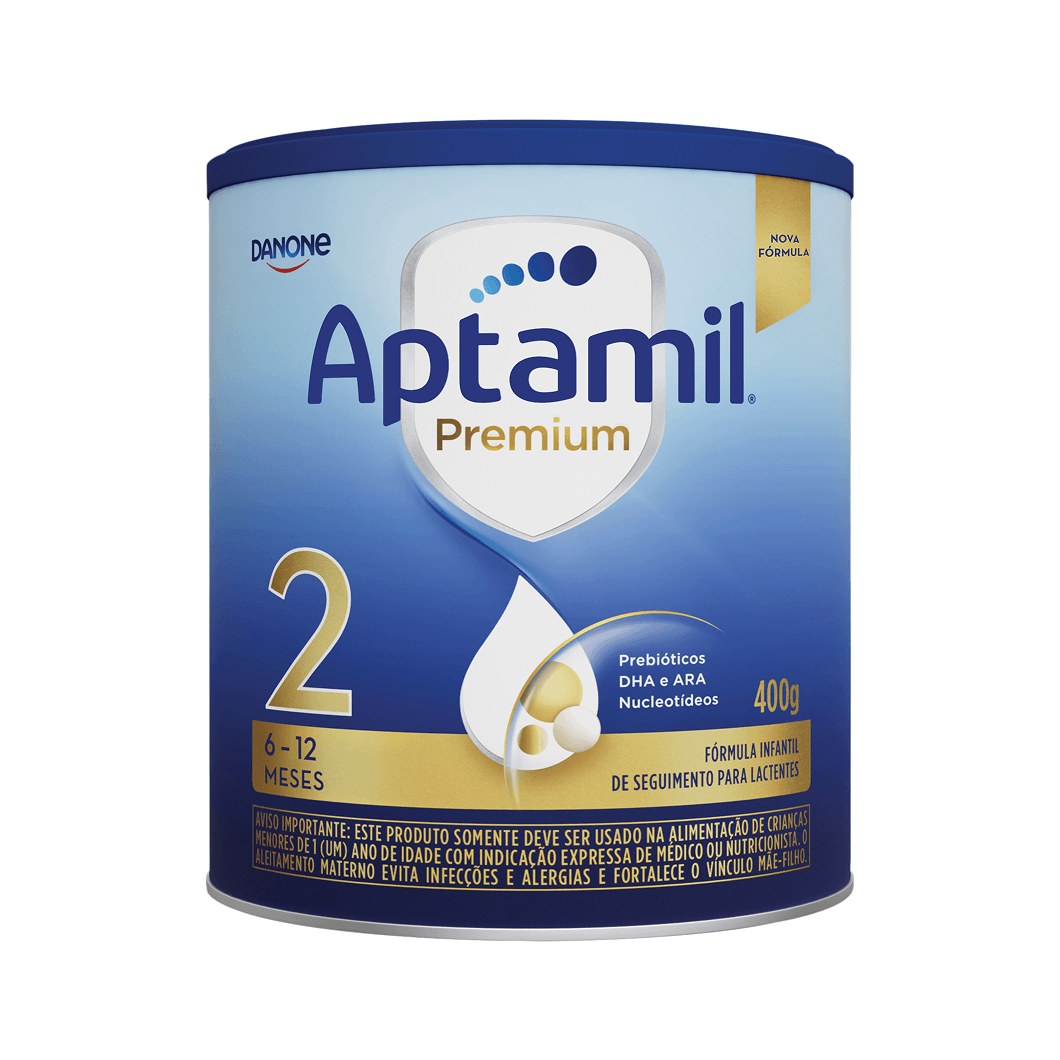 Fórmula Infantil Aptamil Premium 2 6 a 12 Meses 400g