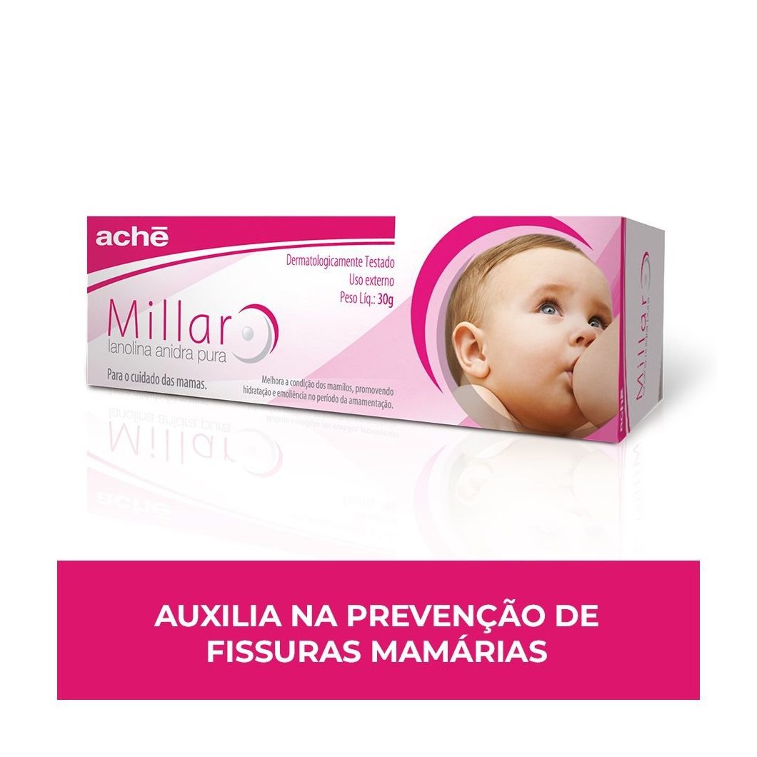 Creme Hidratante para os Seios Millar com Lanolina Pura 30g