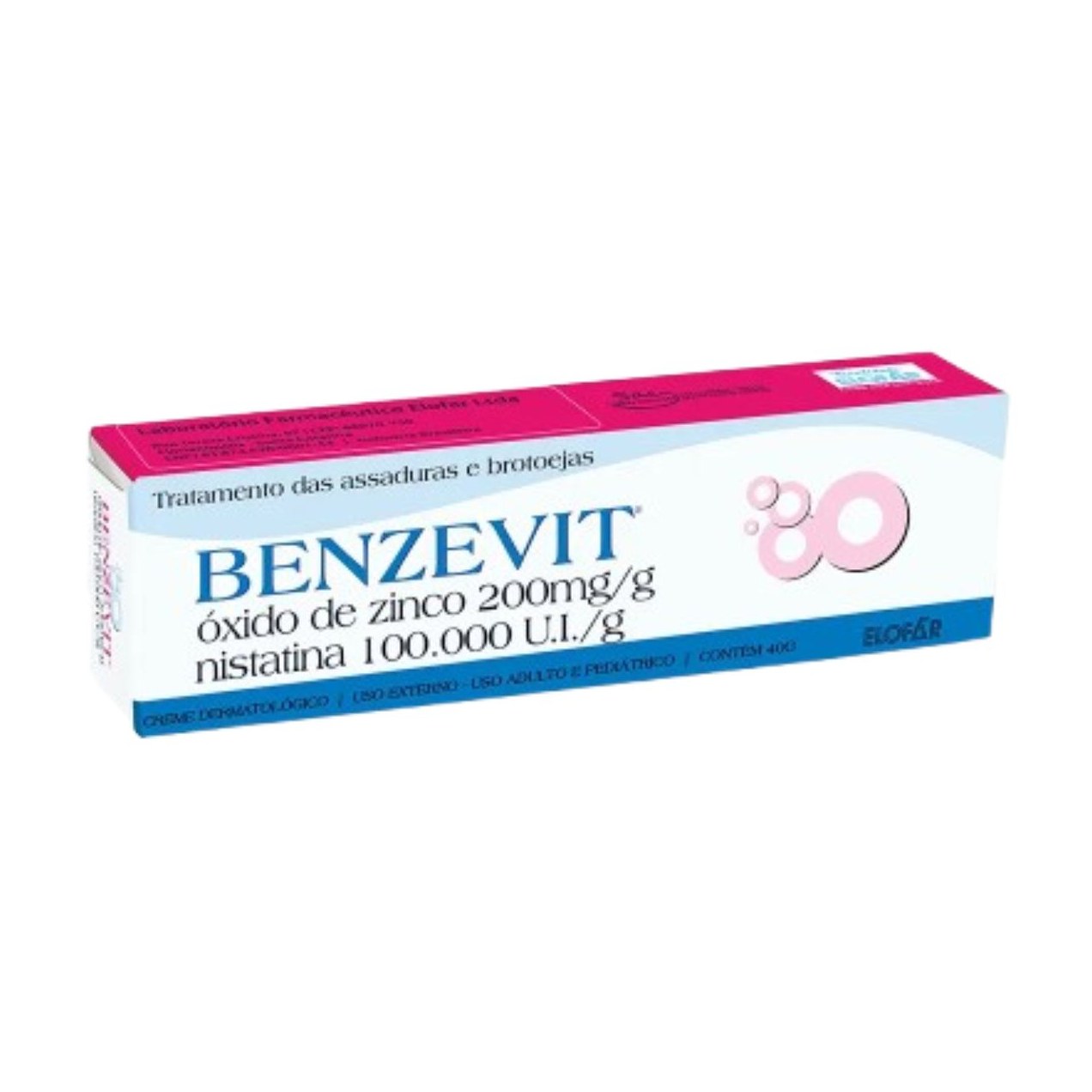 Pomada para Assadura Benzevit 200mg + 100.000UI 40g