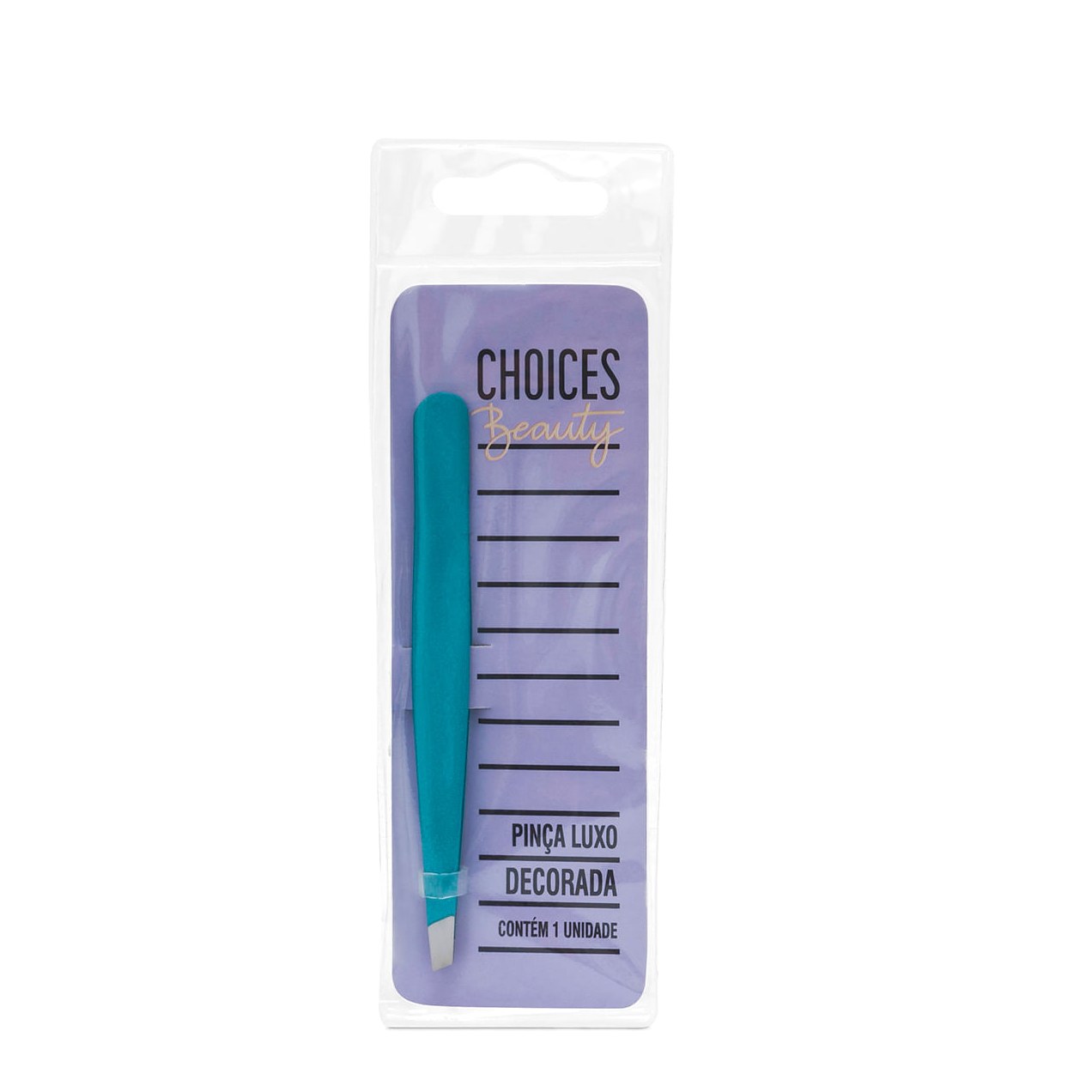 Pinça Choices Aco Inox Paetê 1 Unidade