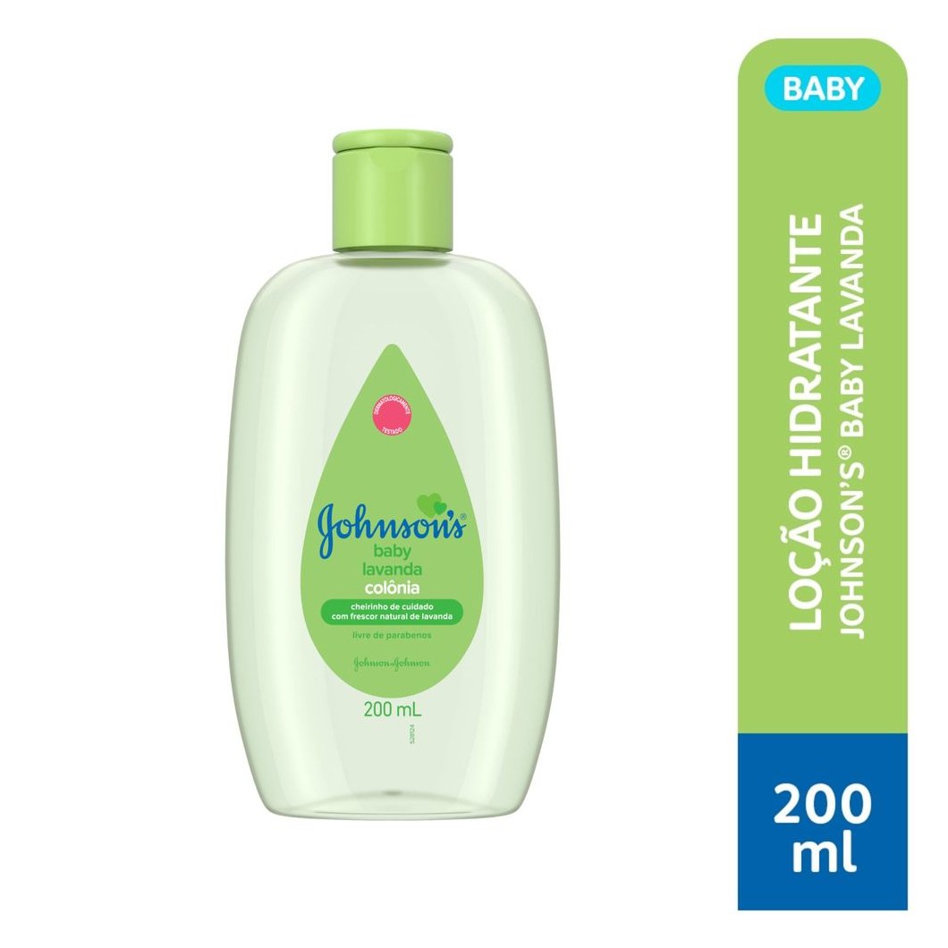 Colônia Johnson’s Baby Lavanda 200ml