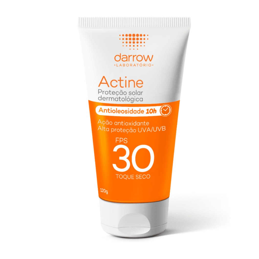 Protetor Solar Facial Darrow Actine Antioleosidade 10h FPS30 120ml