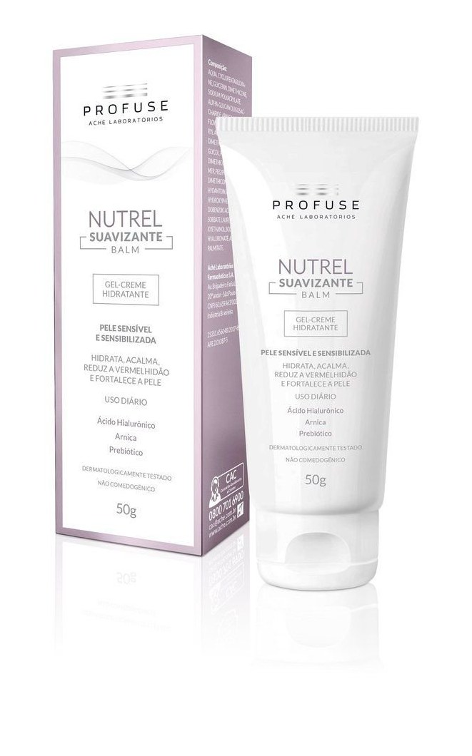 Creme Hidratante Peles Sensíveis Profuse Nutrel Balm Gel 50g