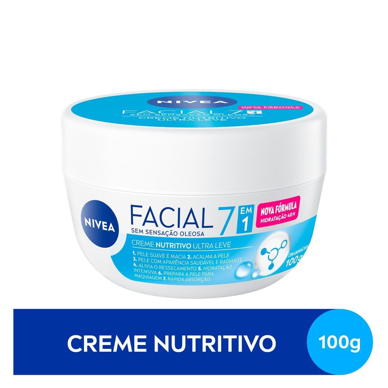 Creme Facial Nivea Nutritivo 100g