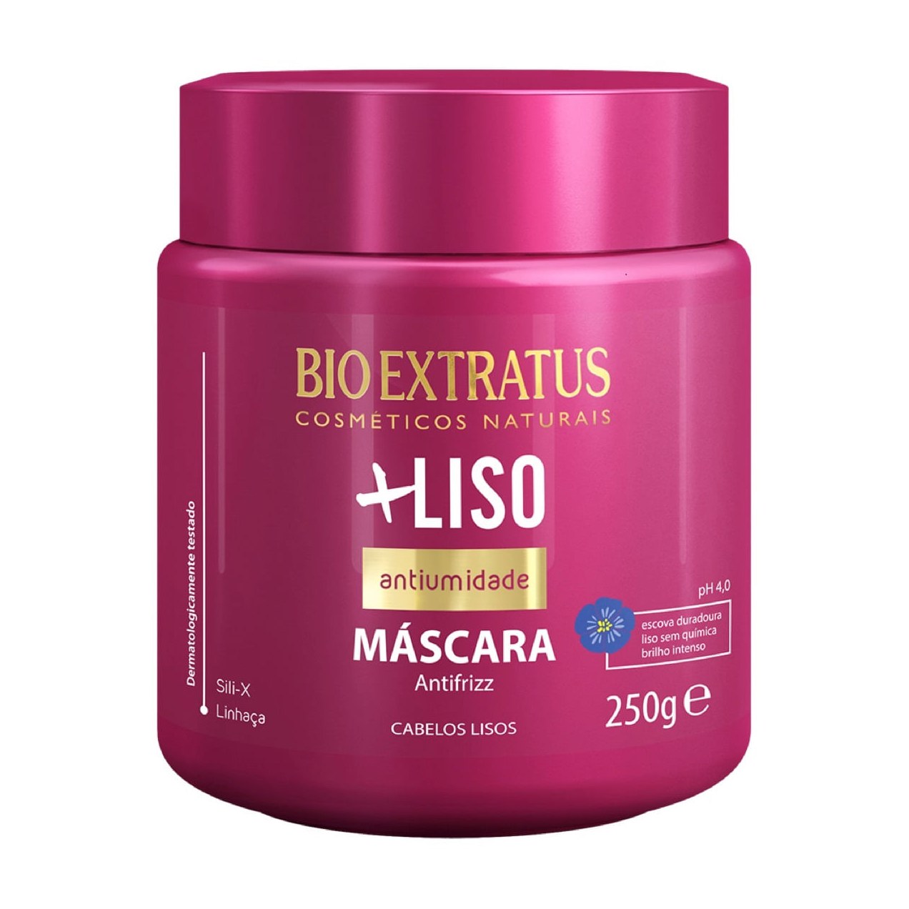 Máscara Capilar Bio Extratus Mais Liso Antiumidade 250g