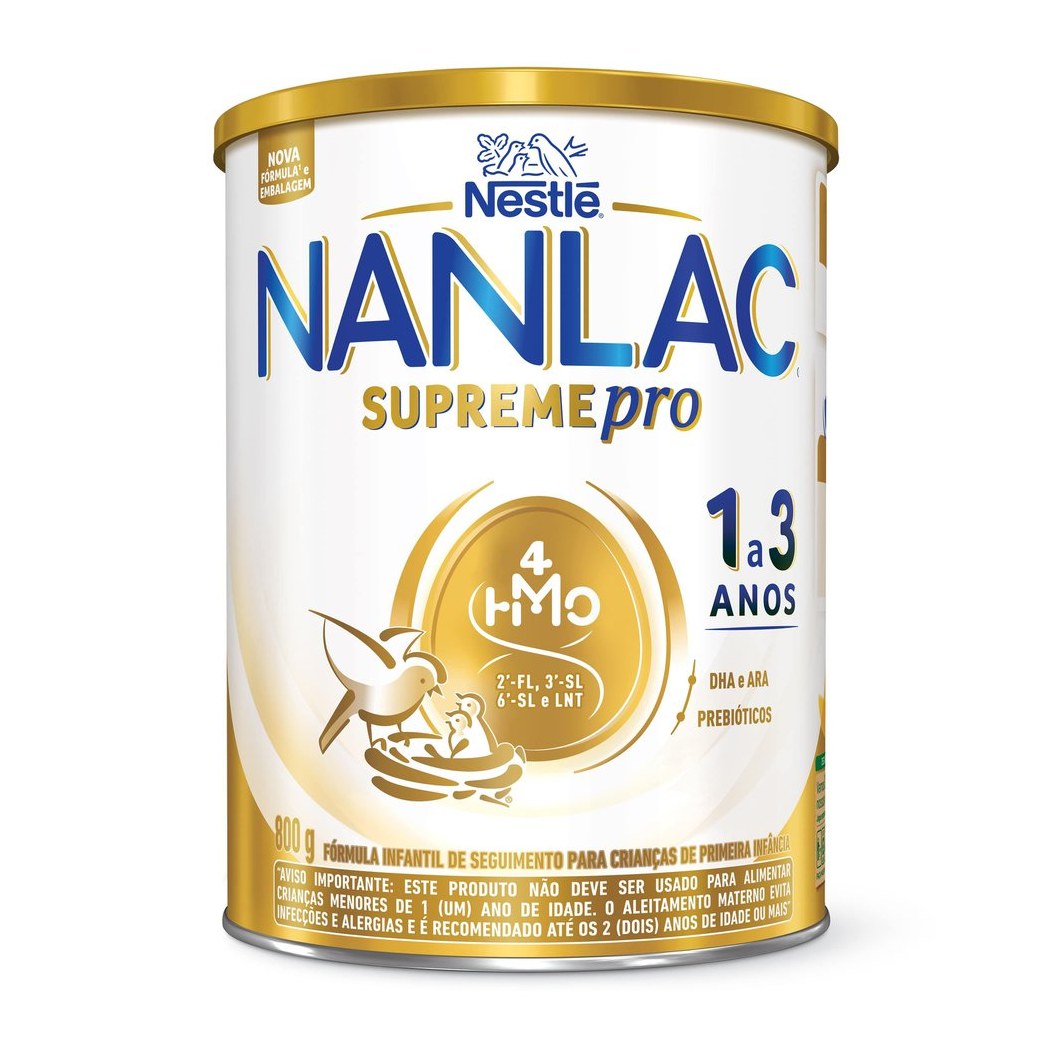Fórmula Infantil Nanlac Supreme Pro de 1 a 3 anos 800g