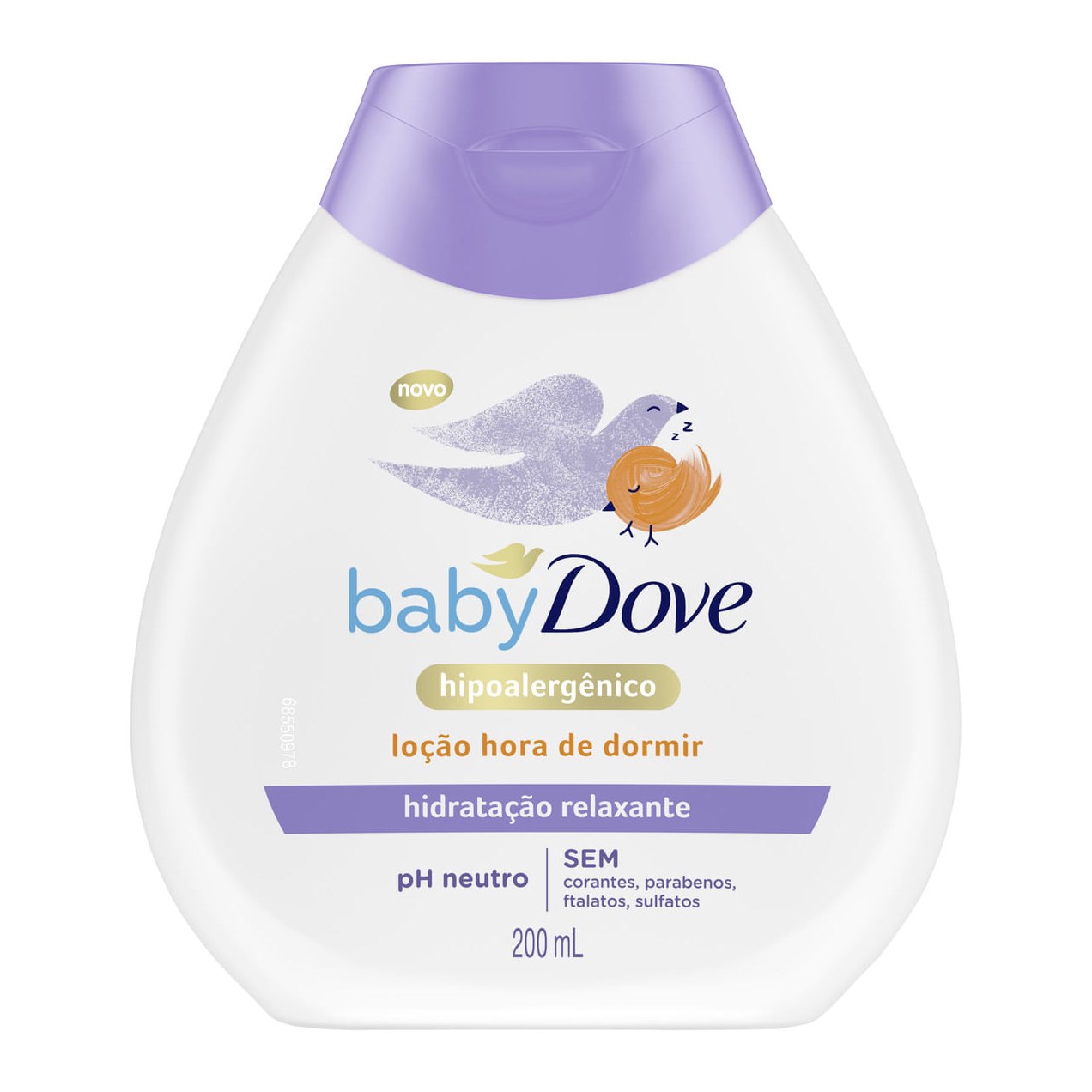 Loção Hidratante Infantil Baby Dove Hora de Dormir Bebê Hidratação Relaxante 200ml