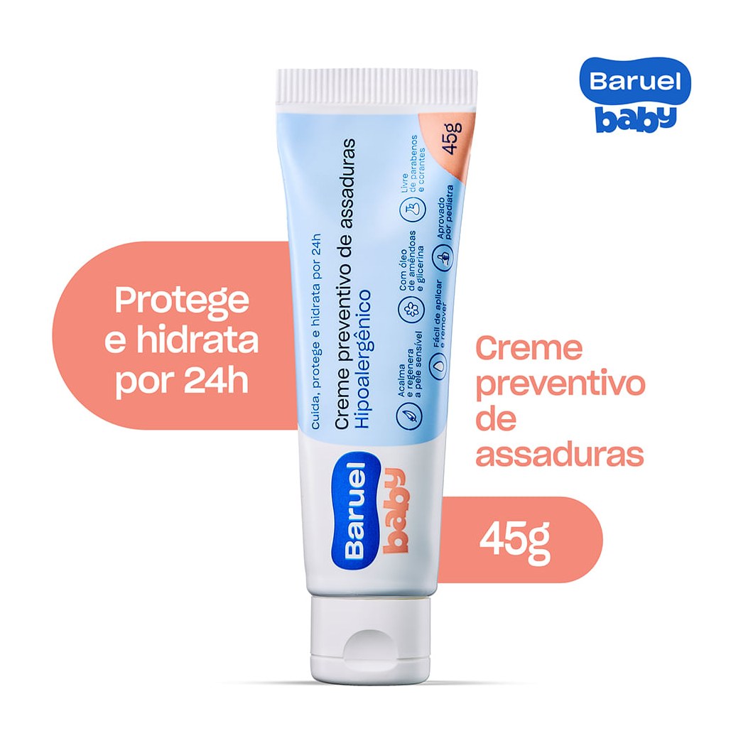 Pomada para Assadura Baruel Baby Hipoalergênico 45g