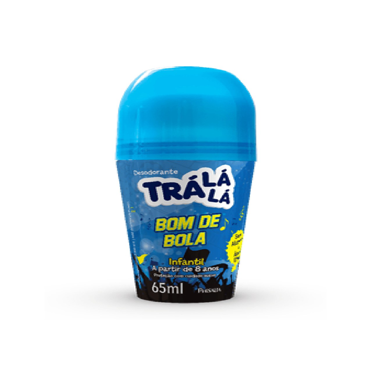 Desodorante Infantil Trá Lá Lá Bom de Bola +8anos Roll-On 65ml