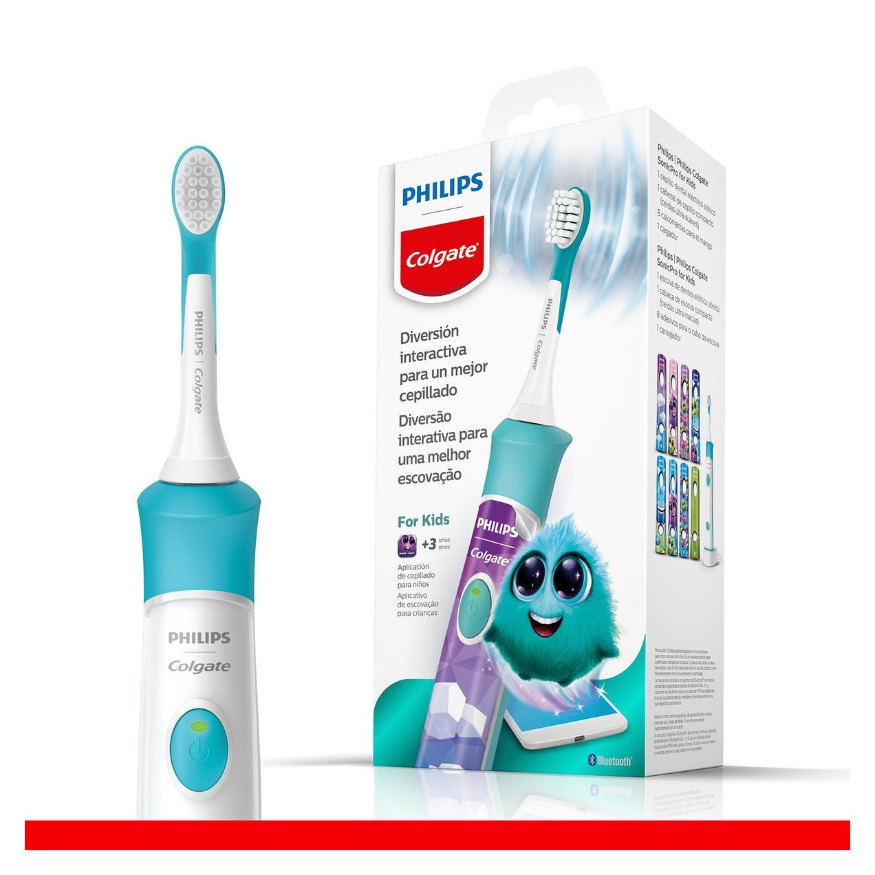 Escova Dental Elétrica Kids Philips Colgate SonicPro Bivolt 1 Unidade