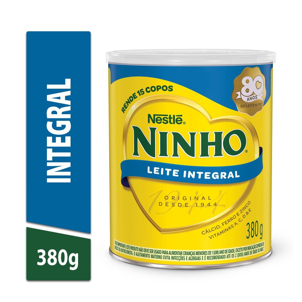 Leite Em Pó Ninho Integral 380g