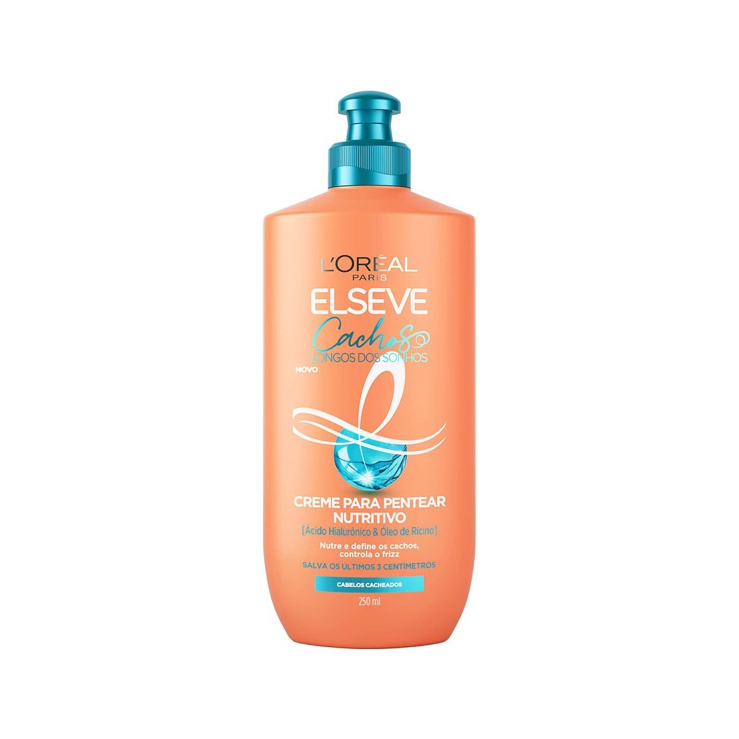 Creme de Pentear Elseve Cachos Longos dos Sonhos Nutritivo 250ml