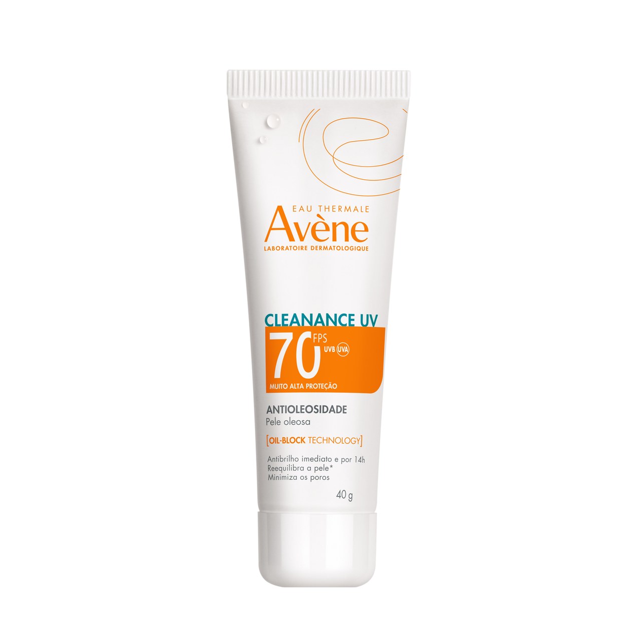 Protetor Solar Facial Avène Cleanance UV Antioleosidade FPS70 40g