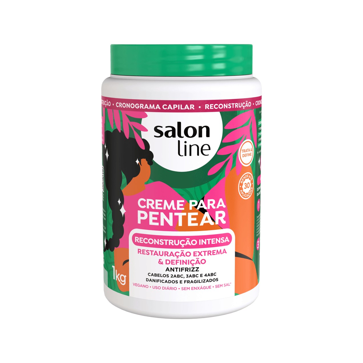 Creme de Pentear Salon Line Reconstrução Intensa 1Kg