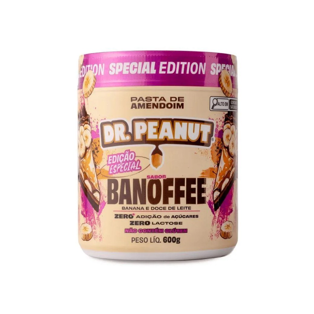 Pasta de Amendoim (600g) – Sabor: Banoffee