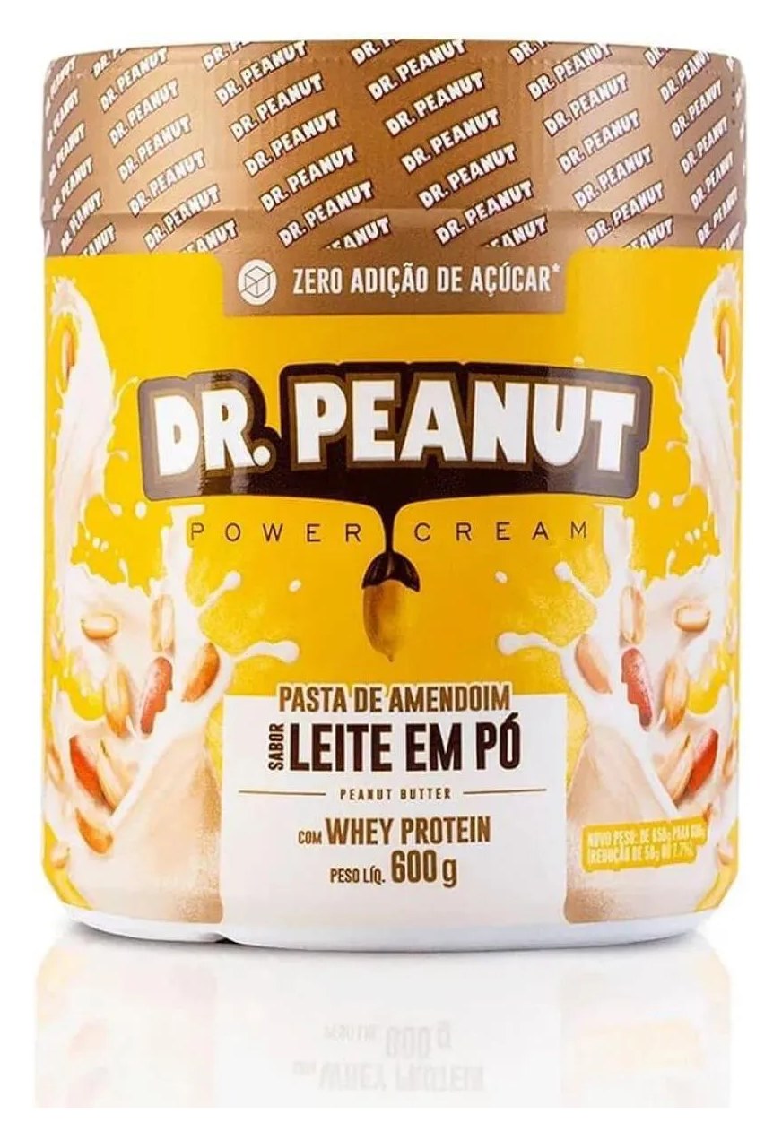 Pasta de Amendoim (600g) Sabor: Leite em Pó