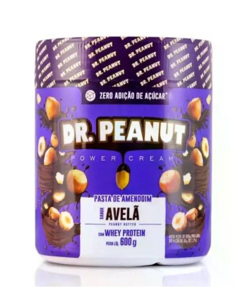 PASTA DE AMENDOIM DR PEANUT AVELA 600G