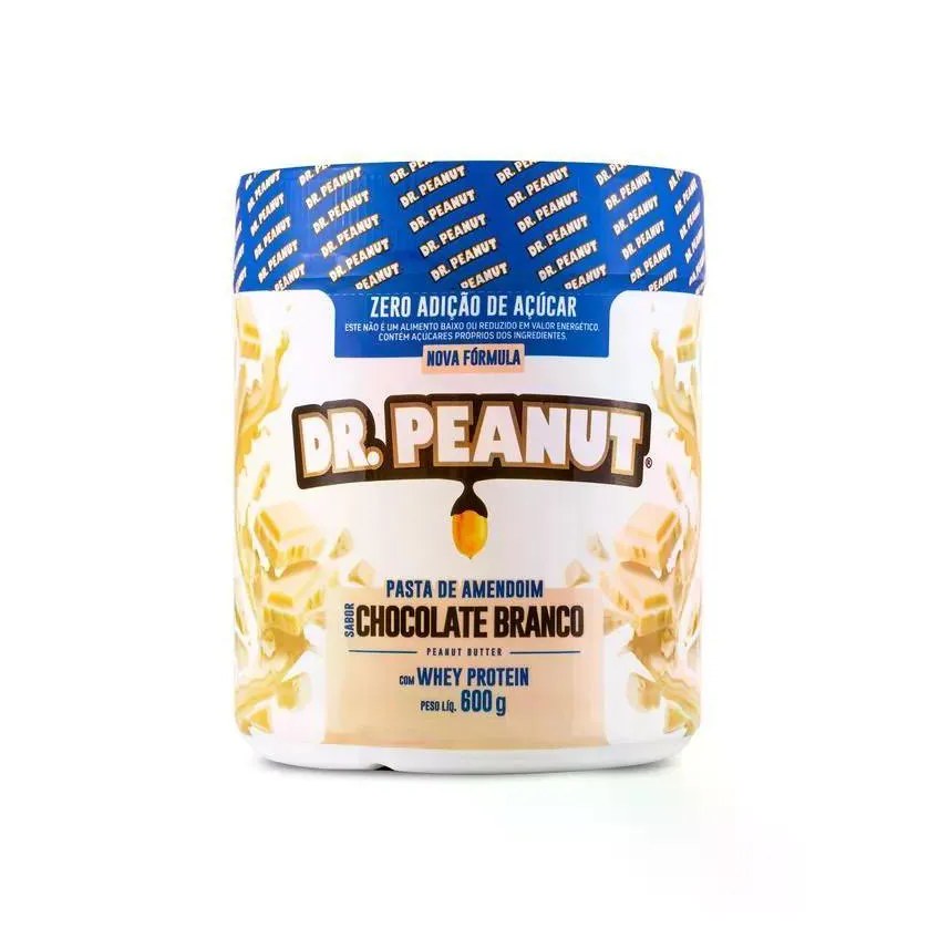 Pasta de Amendoim Dr Peanut Chocolate Branco 600g