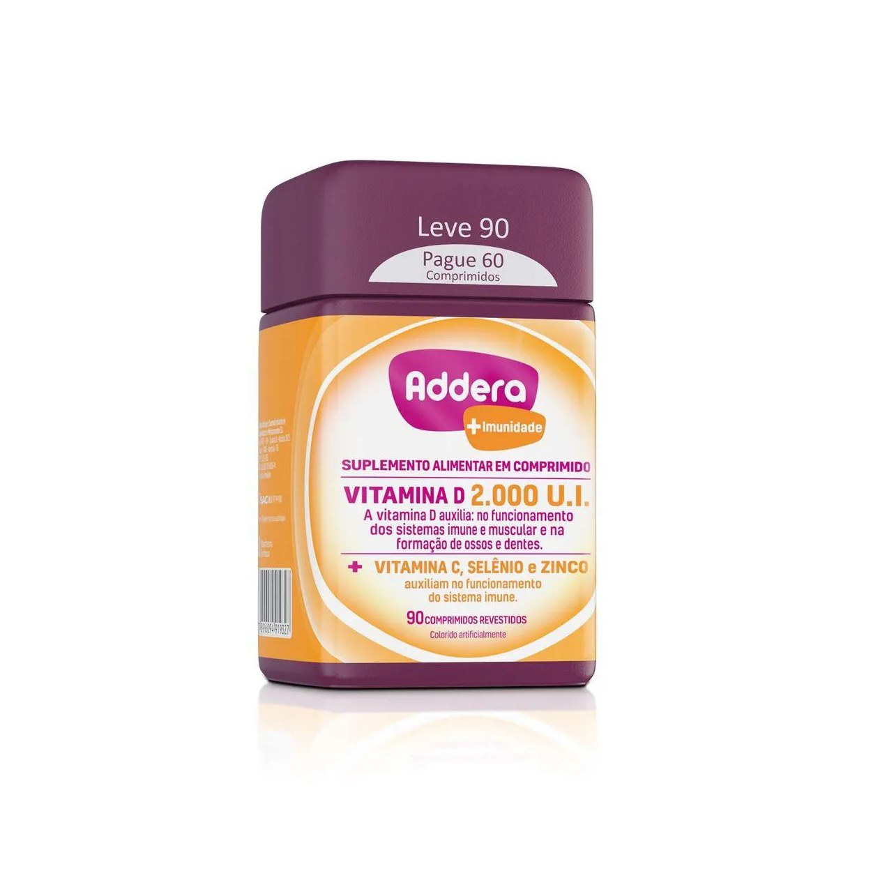 Polivitamínico Addera +Imunidade 90 comprimidos