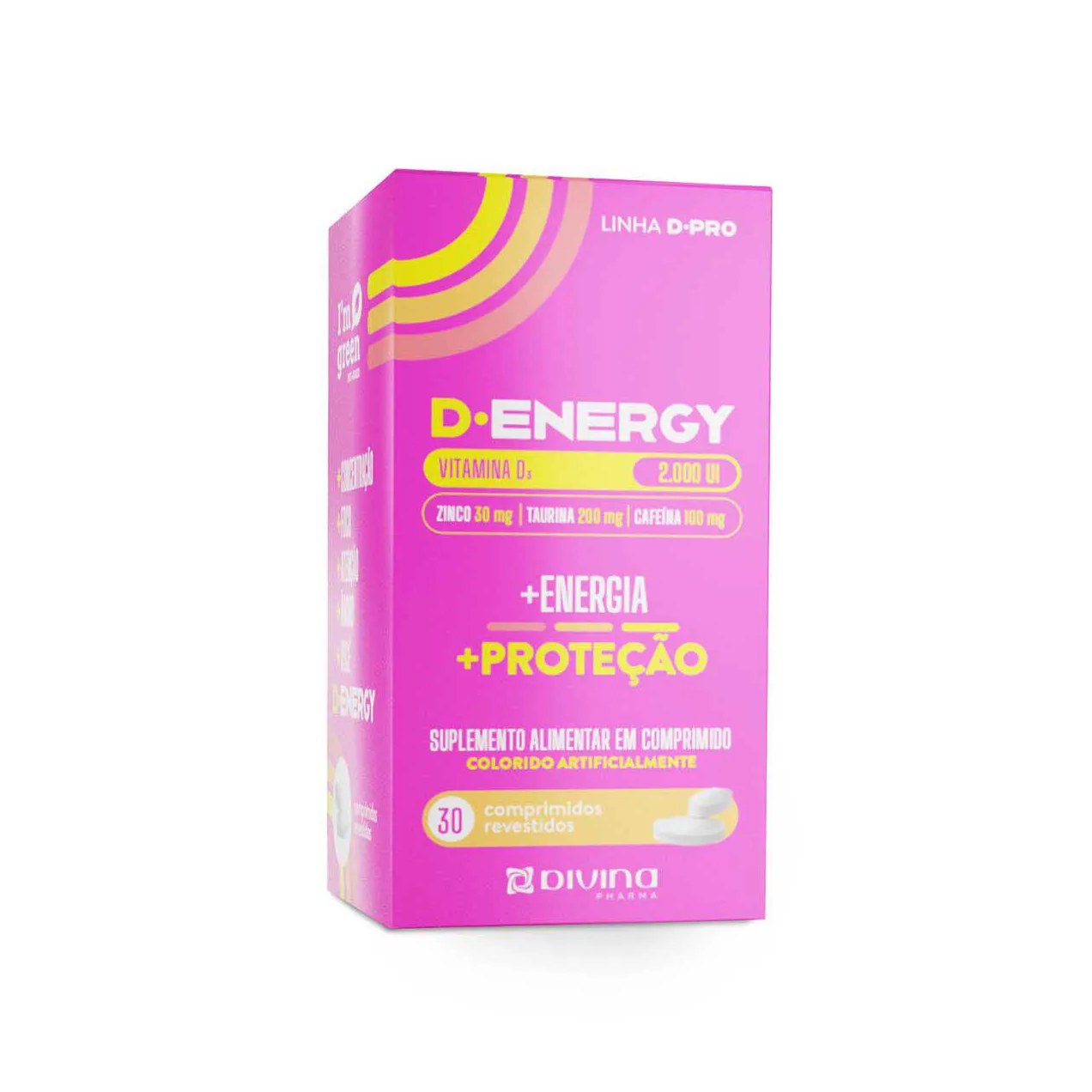 Polivitamínico D-Energy 30 comprimidos
