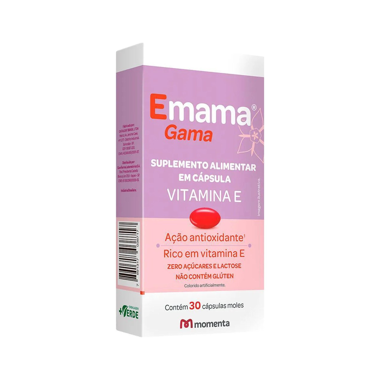 Suplemento Alimentar Emama Gama 30 cápsulas mole