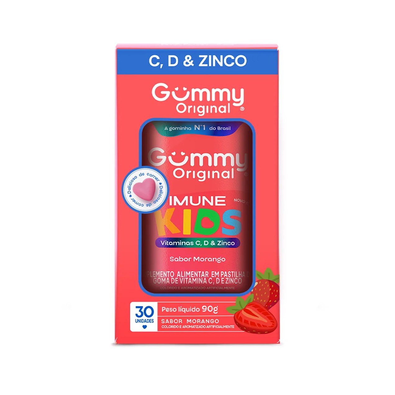Suplemento Alimentar Gummy Kids Vitamin com 60 unidades
