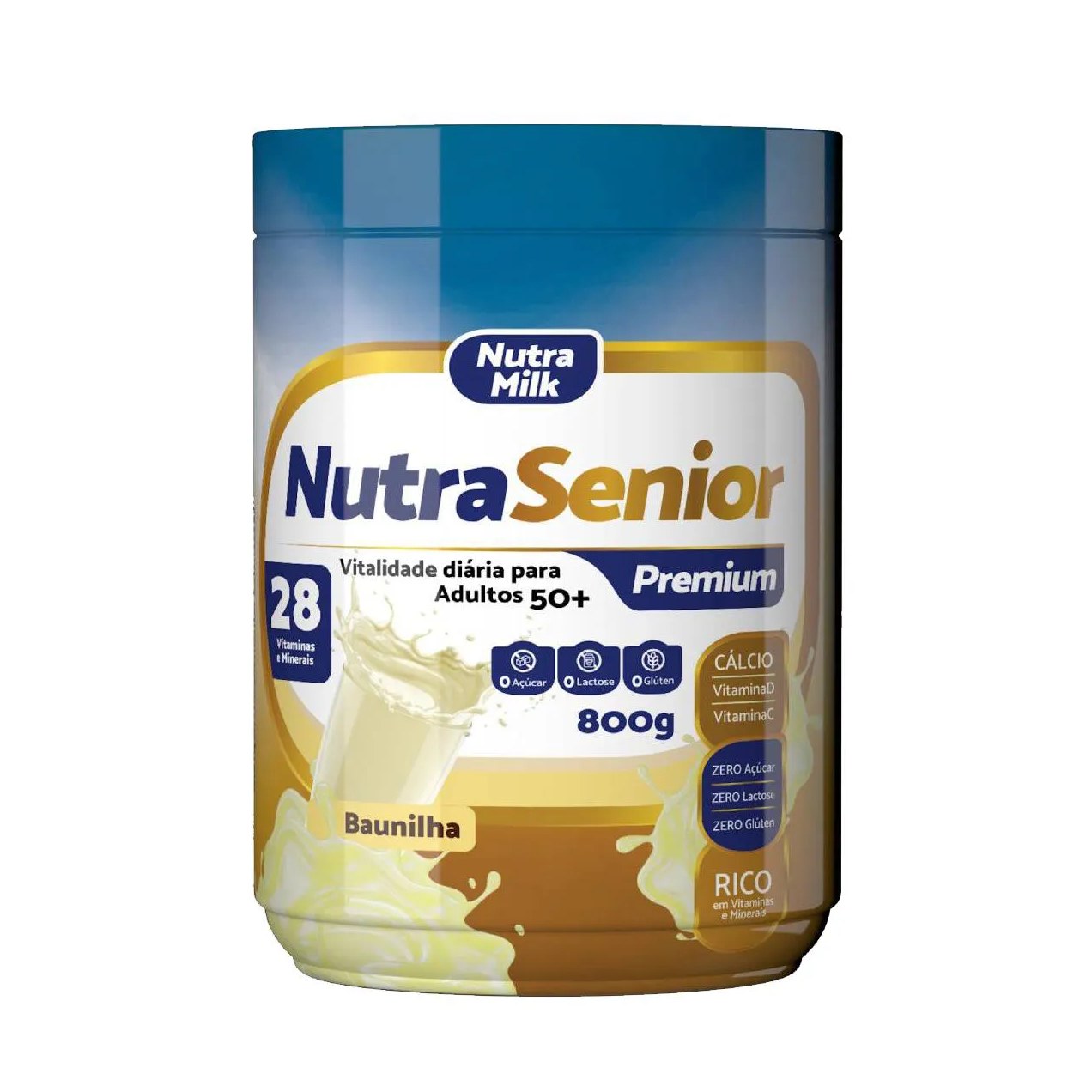 Suplemento Alimentar Nutra Senior Premium Baunilha 800g