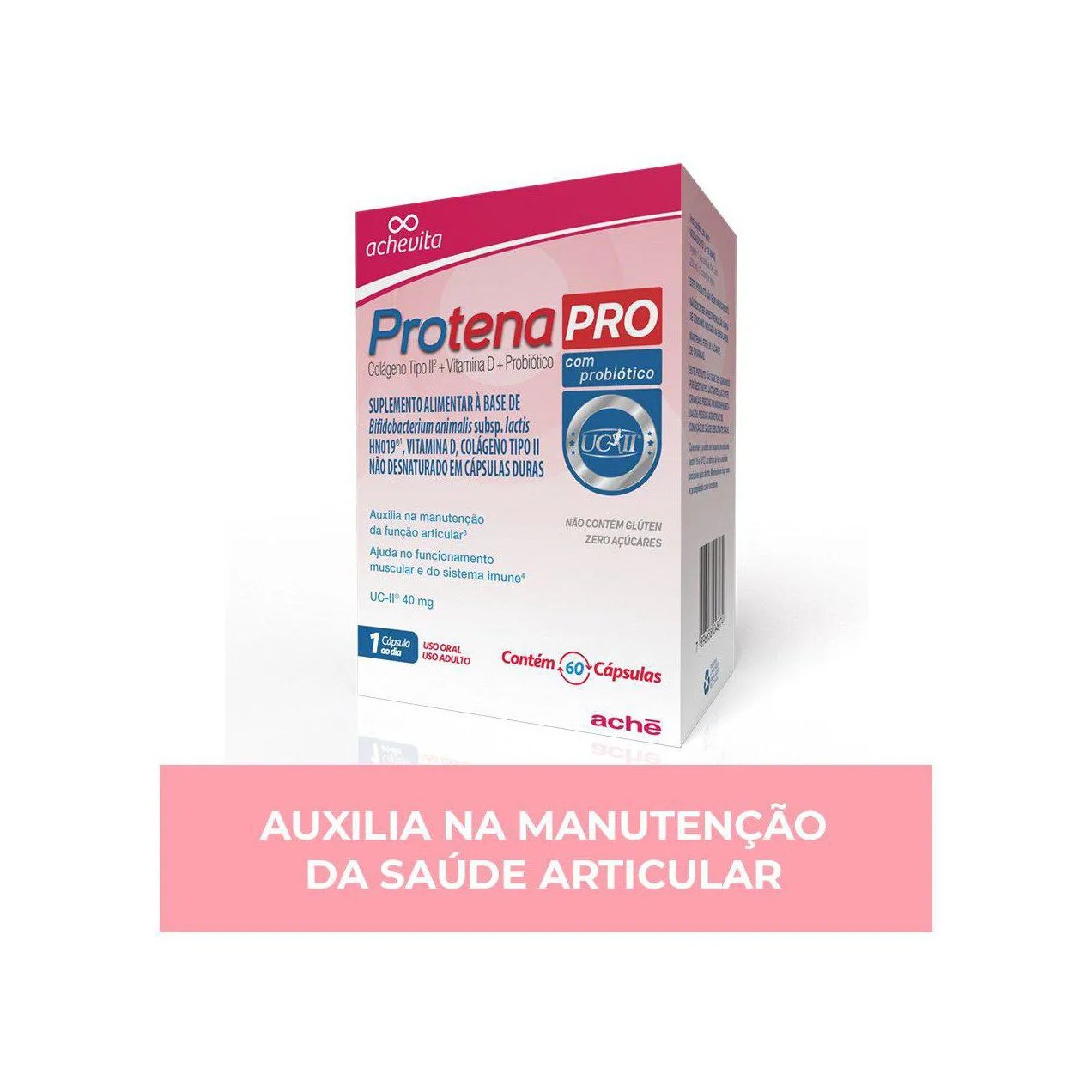 Suplemento Alimentar Protena Pro 60 cápsulas