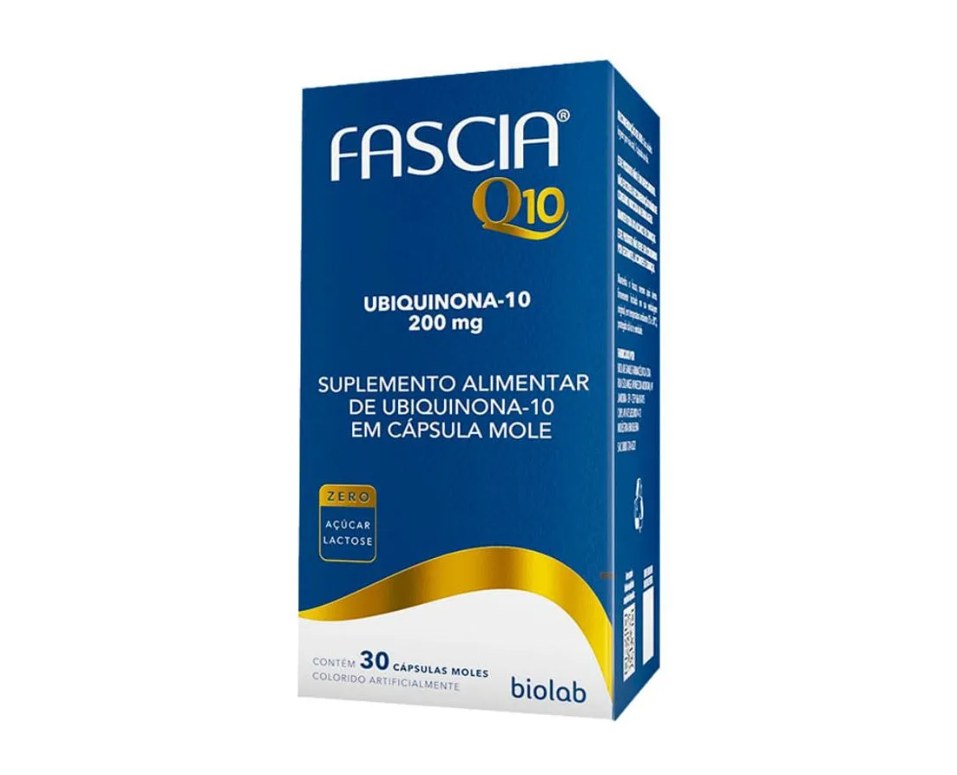 Suplemento Alimentar Fascia Q10 com 30 cápsulas