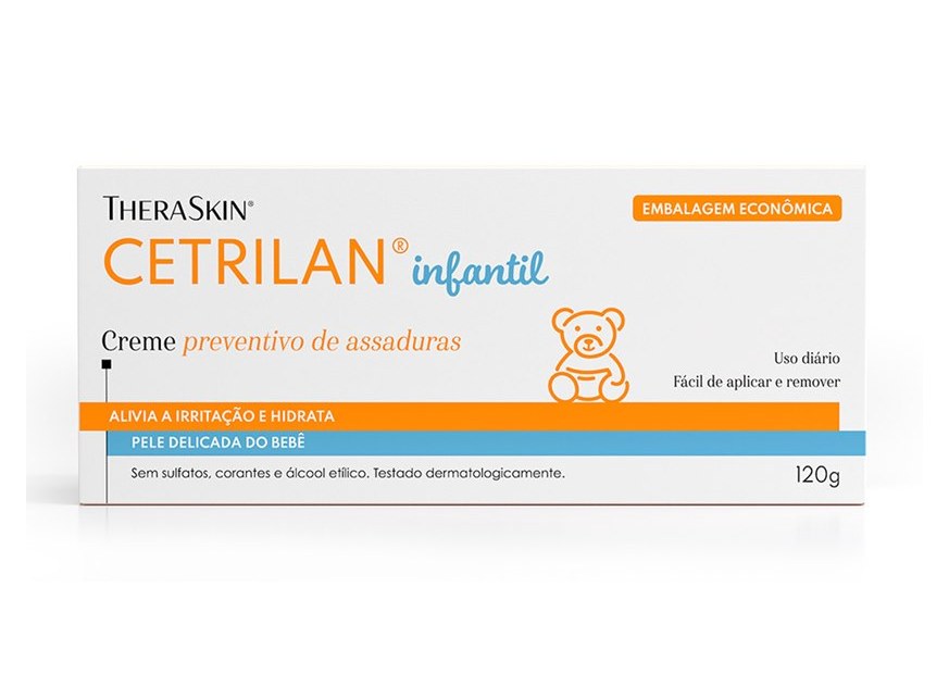 Cetrilan Creme para Previnir Assaduras TheraSkin 120g