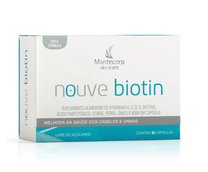 Nouve Biotin Mantecorp 30 Cápsulas
