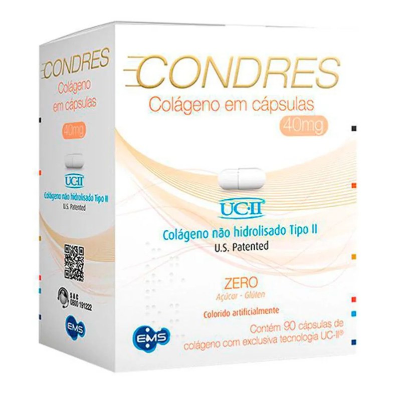 Condres Colágeno Não Hidrolisado Tipo II 40mg 90 cápsulas