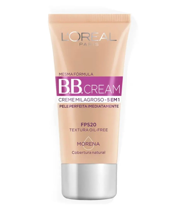 Base BB Cream L’Oréal Paris 5 em 1 Dermo Expertise Cor Morena FPS 20 30ml