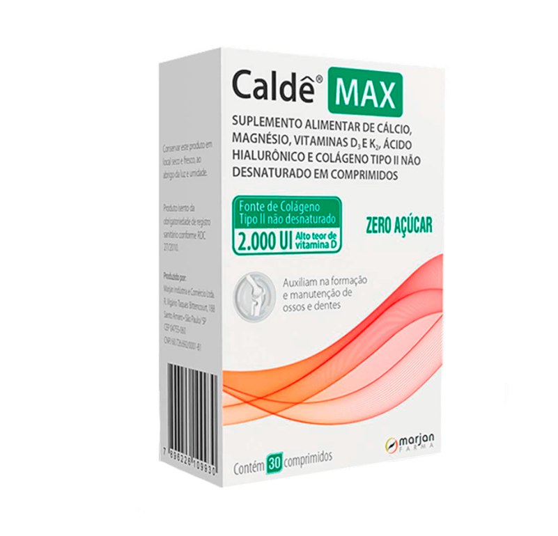 Suplemento Alimentar Caldê Max 30 comprimidos