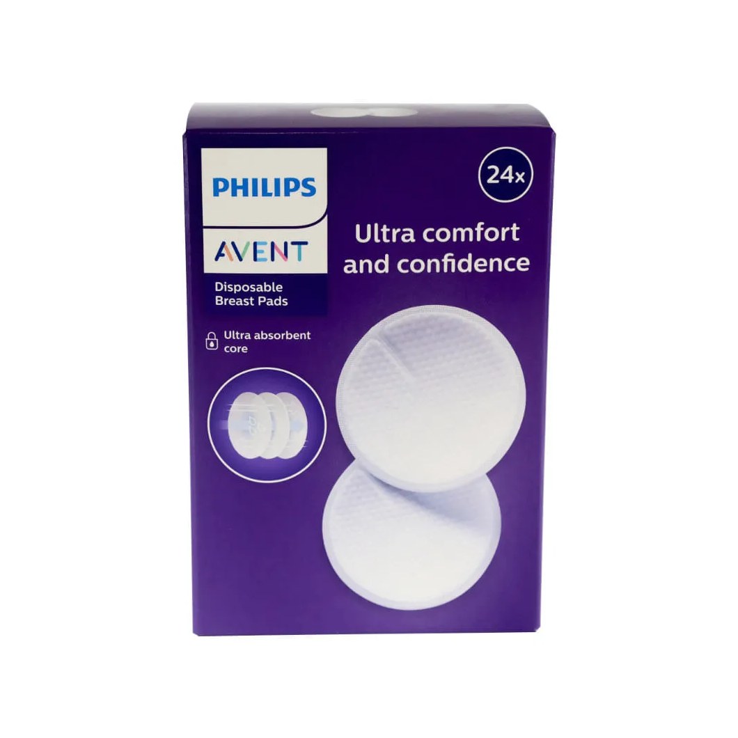 Absorvente Avent Para Seios Com 24 Ultra Comfort