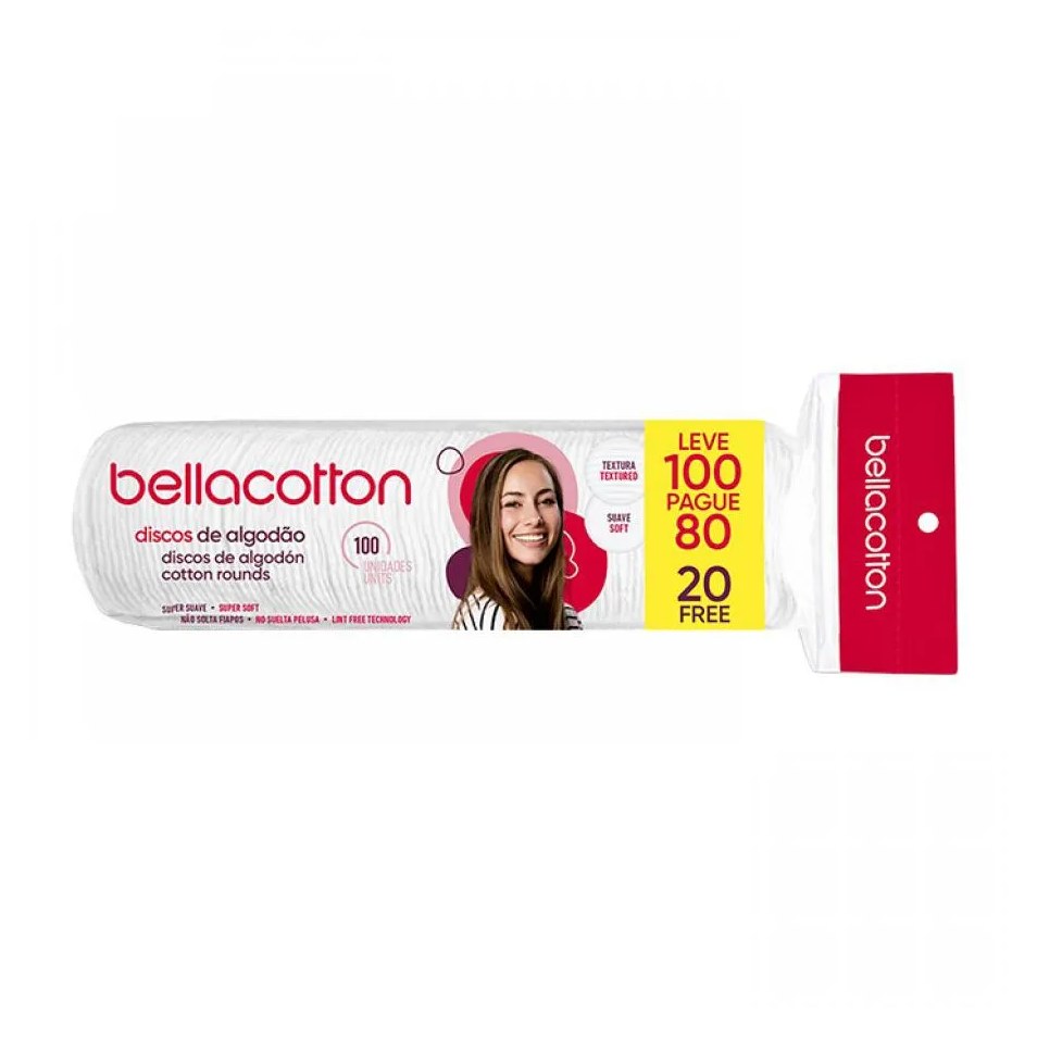 Algodão Bella Cotton Leve 100 Pague 80 Discos
